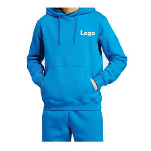 High Quality Custom Sport Gym Fleece Jogger Set Hoodies and Sweatshirt <b>Man</b> Tracksuit Fleece Set - Product Image 1
