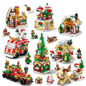 7 1 Educational <b>Building</b> Block Sets ABS Material Construction Toys for 5-7 Years Christmas Party Electronic Toy <b>Model</b> City Sets - Product Image 1