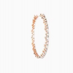 Hip Hop Women's <b>Tennis</b> for <b>Bracelet</b> 925 Silver Moissanite Diamond 3mm 4mm <b>Fashion</b> Cuff Jewelry - Product Image 4