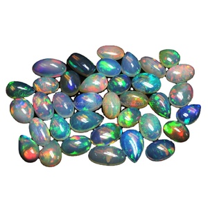 โอปอลเอธิโอเปียเกรด 3A+ แบบคาโบชอง - สีสันสดใส เปล่งประกายธรรมชาติ หลายสี รูปทรงวงรีผสม ขนาดตามสั่ง - Product Image 4