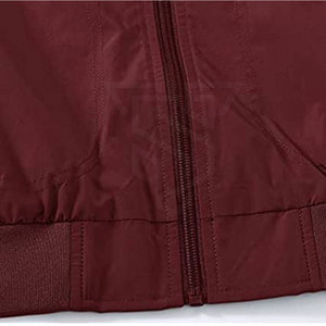 Blouson bomber à col montant en nylon/polyester pour homme, style streetwear, imperméable, séchage rapide, respirant, idéal pour l'hiver - Product Image 4