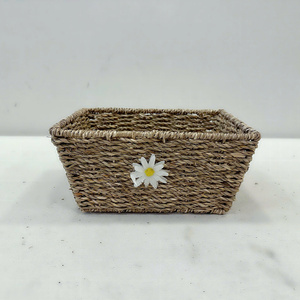 Cesta de Almacenamiento Rectangular de Lujo, Ecológica, Multifuncional y Multiusos, Hecha de Pasto Marino - Product Image 5