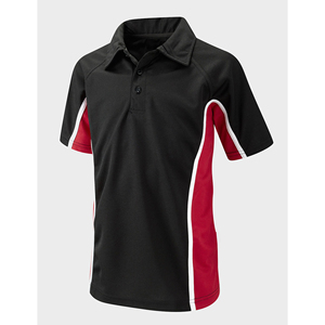 2025 venta al por mayor de lona transpirable para hombres para polo con panel lateral de contraste camiseta raglán deportiva con diseño de tubería sólida - Product Image 4