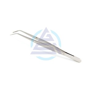 Pince à épiler dentaire en acier inoxydable | Pince à épiler pour dissection de tissus de pansement dentaire | Instruments de dentisterie - Product Image 1
