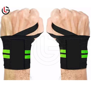 Muñequeras transpirables al por mayor hechas en Pakistán Muñequeras ligeras para levantamiento de pesas Correas de gimnasio - Product Image 2
