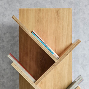 Handcrafted <b>Tree</b> <b>Branch</b> Bookshelf 40x20x150cm Plywood KS68219 for Living Room Dcor - Product Image 6