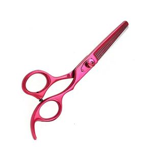 Ciseaux de coiffure réglables professionnels à repose-doigt unique lame en acier inoxydable de haute qualité pour coiffeur et salon de coiffure - Product Image 2