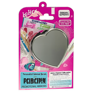 Specchietti a Cuore Personalizzati in Metallo Galvanizzato, Gadget Promozionali - Product Image 3