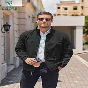 Veste matelassée coupe-vent en tissu épais pour adultes avec fermeture éclair pour l'hiver Vêtements d'extérieur décontractés unisexe Vente en gros - Product Image 3