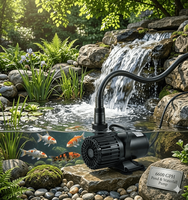 Pompe à eau submersible 6600 GPH à haut débit pour cascade, filtre, aquarium et jardin hydroponique, fontaine pour bassin à carpes koï