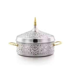 Increíble cazuela de Metal con calentador de alimentos recubierto de polvo Diseño de tendencia Calentador de alimentos Regalos de inauguración de la casa - Product Image 4