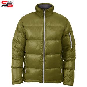 Vente en gros Hiver Personnalisé Broderie Logo Hommes Doudoune Hommes Fermeture Éclair Up Doudoune - Product Image 6