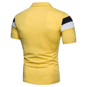 Polos deportivos de secado rápido baratos en blanco en todos los colores para hombre, camisetas polo estampadas, material de algodón, polos lisos personalizados para hombre - Product Image 2