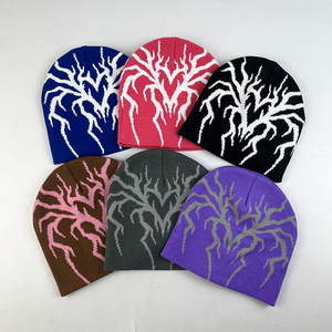 Soft Cotton Knit <b>Beanie</b> Hat for Men Women, Breathable Lightweight <b>Slouchy</b> Cap, Stylish Daily Wear and Street Fashion Look - Product Image 3