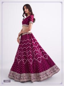 Georgette Silky Blouse & Lehenga et dupatta Choli en tenue de mariage pour femme - Product Image 3