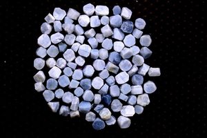 อัญมณีโอปอลสีฟ้าธรรมชาติ50ชิ้นอัญมณีหลวมมีคุณภาพยอดเยี่ยมไม่ผ่านการบำบัดขนาดสำหรับเครื่องประดับ4-6ขนาด - Product Image 2