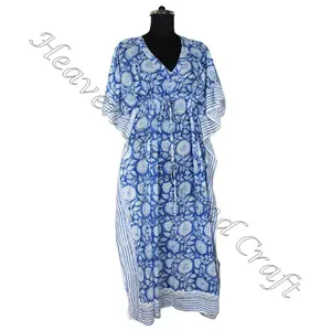 2023 लांग आरामदायक महिलाओं ग्रीष्मकालीन पोशाक Boho शैली पुष्प प्रिंट कपास समुद्र तट पोशाक अंगरखा Sundress ढीला पार्टी पोशाक