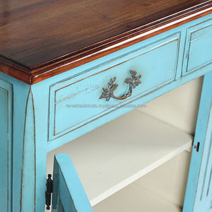 Serie de Armarios Infantiles 1421 Hechos de Madera de Caoba con un Acabado Liso y Elegante, Diseño Simple, Adecuados para Usarse como Escritorio - Product Image 4