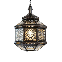 Lanterne marocaine haute qualité lampe intérieure en métal décoration de jardin modèle ornements lanterne à vent à usage régulier