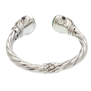 Wholesale Turquoise Sugar Skull <b>Bracelet</b> Gift Idea Hand Crafted <b>Sterling</b> <b>Silver</b> Circular Turquoise <b>Bracelet</b> Elegant Gift item - Product Image 3