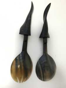 Cuchara de cuerno natural hecha a mano de la mejor calidad, personalizada, altamente pulida, al por mayor, artesanías naturales de primera calidad, directamente desde la India - Product Image 4
