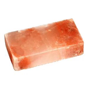 Layanan Oem ubin garam merah muda Himalaya satu sisi permintaan atas alami ubin bata garam Himalaya murah grosir Himalaya