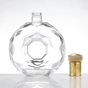 Màn hình in bề mặt 700ml 750ml <span class=keywords><strong>Tequila</strong></span> vòng hình thoi chai thủy tinh cao cấp phiên bản giới hạn rượu cho người thu gom - Product Image 2