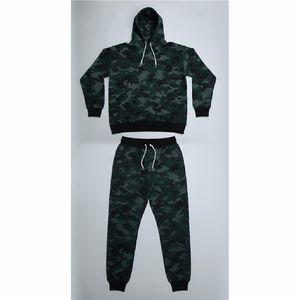 Ensemble de survêtement en coton à fibres naturelles, écologique, uni, avec sweat à capuche et pantalon de jogging, en molleton épais, vente en gros USA Europe, haut de gamme - Product Image 1
