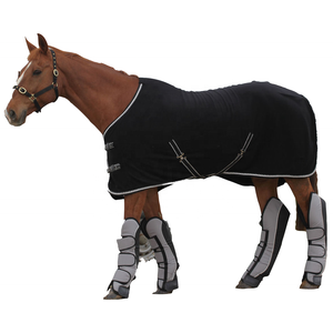 Couvertures pour chevaux en polaire respirante et chaude, personnalisables, en coton de haute qualité, avec logo sur mesure, MOQ 10 pièces, pour usage équestre - Product Image 6