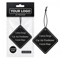 Diffuseur de parfum pour voiture personnalisé avec logo, en papier coton, toutes formes, différentes odeurs, parfum intense, longue durée, évaporation naturelle