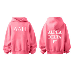 Vente en gros personnalisée Sweat à capuche vintage réversible pour femmes en tricot pour l'hiver Campus Pull surdimensionné de haute qualité Vêtements grecs - Product Image 3