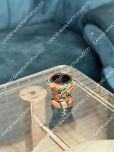 Quemador de Incienso Bakhoor de Resina Epoxi de Madera 2025, Quemador Madhkan, Quemador de Oud Árabe para Fragancia del Hogar para Ramadán - Product Image 3