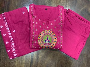 คอลเลกชั่นอันเนอร์คอลเลคชั่นฤดูร้อนชุด anarkali kurta ทันสมัยพร้อมกางเกงผ้าฝ้ายและลายชั้นดูกัตตาสำหรับงานปาร์ตี้ - Product Image 4