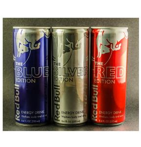 Red Bull Edición Especial 250ml Paquete de 4 Bebidas Energéticas Rojas, Azules, Plateadas y Amarillas, Bebida Carbonatada Espumosa para Fiestas - Product Image 4