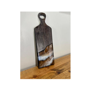 เขียงไม้ดีไซน์ทันสมัยพร้อมเขียงหั่นผักเรซินสลัดเสิร์ฟชีส - Product Image 1