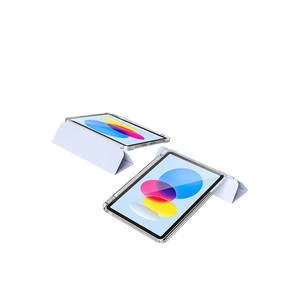 Étui pour iPad Mini Netzy 2022, magnétique, détachable, avec coussinets d'air, coque arrière coulissante, blanc, certifié ROHS, matériau PU - Product Image 3