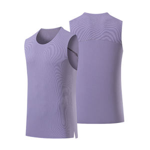 Camiseta sin Mangas Transpirable Hecha a Medida para Hombre para Fitness y Running, Camiseta de Secado Rápido Hecha de Material de Alta Calidad - Product Image 4