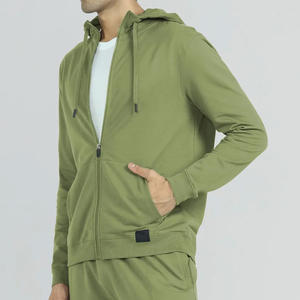 Sweat à capuche boxy à double fermeture éclair, poids lourd personnalisé, 470 g/m², 100 % coton, polaire régulier, sweat à capuche unisexe à fermeture éclair, imperméable pour l'hiver - Product Image 3