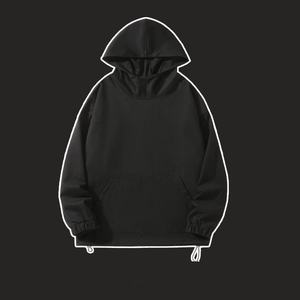 Pull à capuche surdimensionné à la mode décontracté personnalisé respirant et imperméable avec col imprimé pour la saison automne printemps - Product Image 6