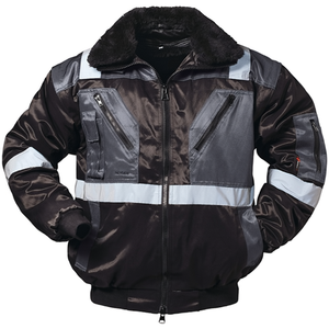 Kirkenes Black/Grey 4-in-1 Combination <b>Pilot</b> <b>Jacket</b> Versatile Raincoat From Norway - Product Image 2