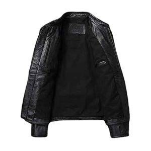 Nouvelle arrivée, veste en cuir de qualité supérieure, design tendance, veste en cuir élégante pour homme, veste zippée lavée pour l'hiver, best-seller 2026 - Product Image 3