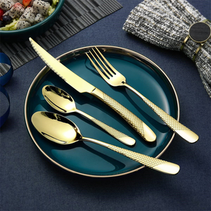 Ensemble de couverts en métal de haute qualité pour hôtel, 2025, cuillère, fourchette et couteau plaqués pour buffet, pour les fêtes, vente en gros - Product Image 1