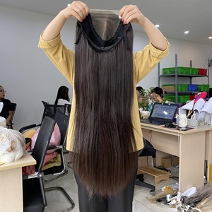 วิกผมแท้แบบบราซิลสำหรับผู้หญิงผิวดำวิกผมแท้แบบบราซิลแท้สีดำความละเอียดสูงมีสีดำธรรมชาติ - Product Image 4