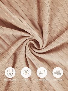 Débardeurs côtelés en viscose/polyester pour hommes, t-shirts sans manches pour l'entraînement |   T-shirt de sport à col rond respirant et à séchage rapide pour la musculation - Product Image 6
