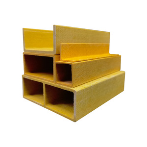 Fourniture en gros de tuyaux FRP, tubes carrés FRP, profilés en fibre de verre pour structure de <span class=keywords><strong>serre</strong></span> et support extérieur - Product Image 1
