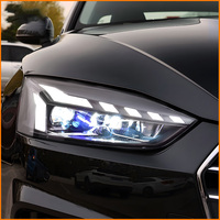 Pour Audi A5 2017 2018 2019 2020, ensemble de phares LED matriciels, style RS, mise à niveau, clignotants séquentiels, plug and play
