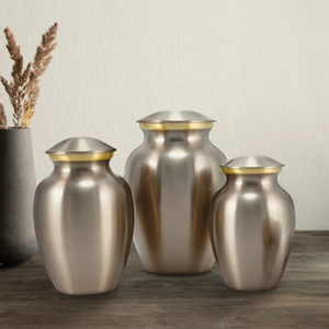 Elegant Cremation Urn Handmade Gold Metal Urn Keepsake Memorial Human <b>Ashes</b> Container <b>For</b> Human <b>Ashes</b> Funeral Supplies - Product Image 6