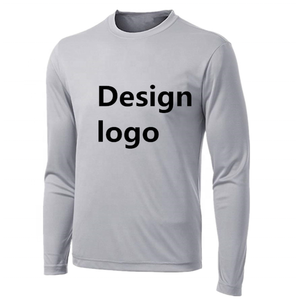 Service OEM Haute Qualité Personnalisé 180Gsm T-shirt à Manches Longues pour Hommes avec Design Personnalisé Top T-shirt pour Hommes - Product Image 1