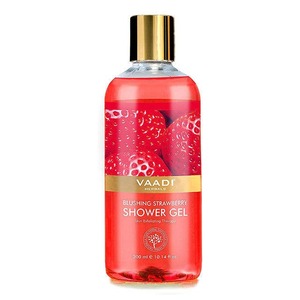 Offre Spéciale Vaadi Herbals Blushing Strawberry gel douche pour un nettoyage en profondeur et éclaircissant la peau disponible au prix d'exportation - Product Image 2