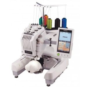 Machine à broder 6 aiguilles ACTIVE Brother Entrepreneur PR650e avec cadre pour casquettes - Product Image 2